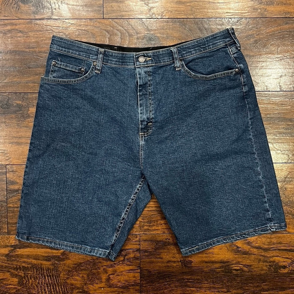 Wrangler Blue Comfort Flex Waist Denim Shorts, 2-Pack, Men's Size 38 - Picture 6 of 9